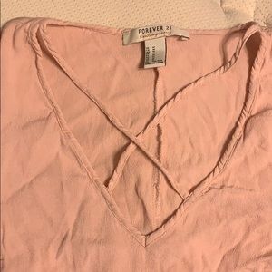 Pink forever 21 crop top